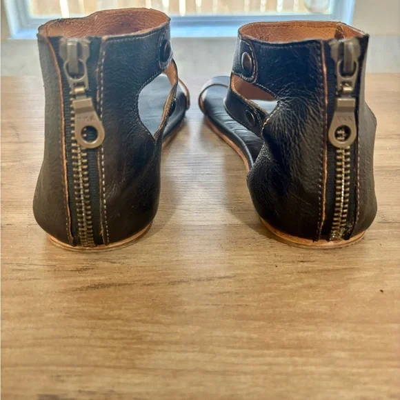 Women’s Bed Stu Soto Black Leather Sandals - Picture 7 of 10